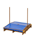 SwingKing hiekkalaatikko IBIZA, 120 x 120 x 18 cm