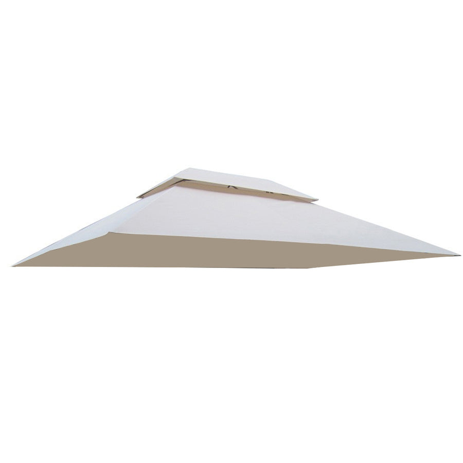 Pihapaviljongin kattokangas 3 x 4 m – JARMO-yhteensopiva, PA-päällystetty polyesteri, beige