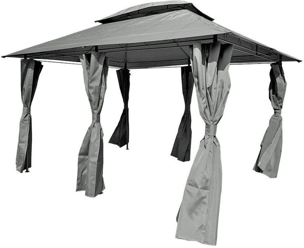 POHJOLA GARDEN JARMO Pihapaviljonki Kattokangas 3x4m, harmaa