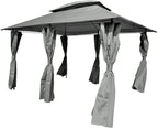 POHJOLA GARDEN JARMO Pihapaviljonki Kattokangas 3x4m, harmaa