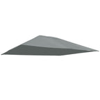 POHJOLA GARDEN NIKO Pihapaviljonki 3x4m Kattokangas, Harmaa