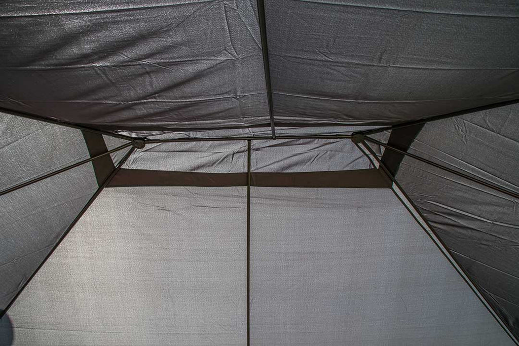 POHJOLA GARDEN NIKO Pihapaviljonki 3x4m Kattokangas, Harmaa