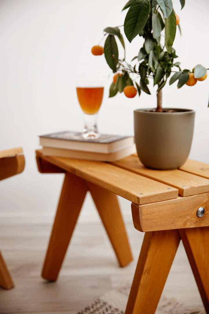 Granny-pöytä Mänty Okra