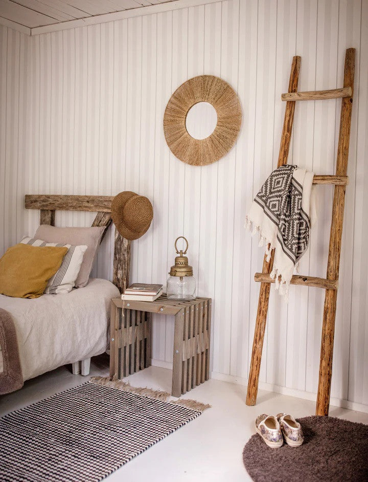 EcoFurn® D bänk Furu Grå 45 cm