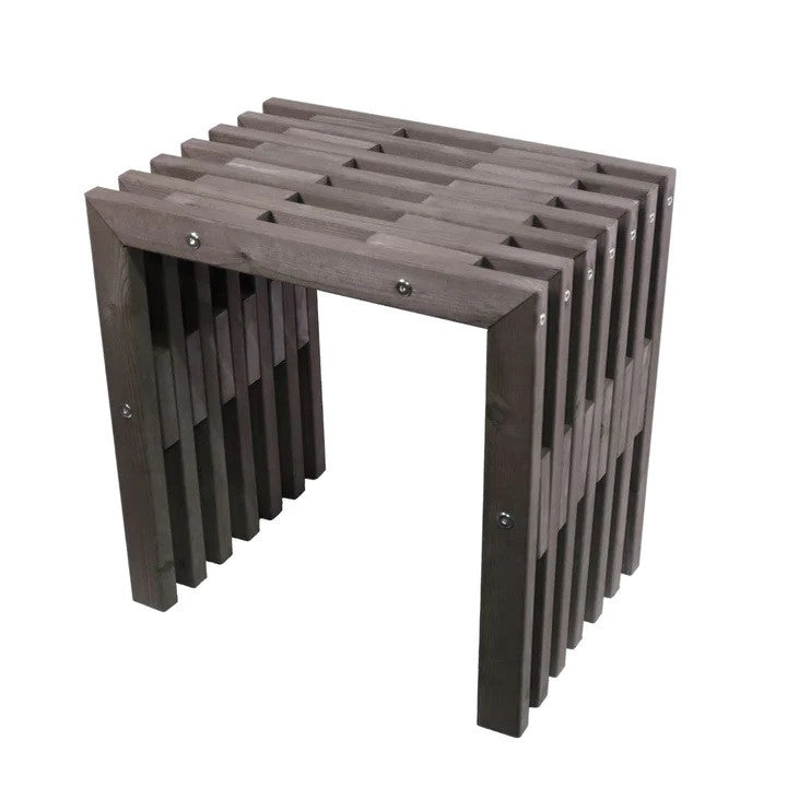 EcoFurn® D bänk Furu Grå 45 cm