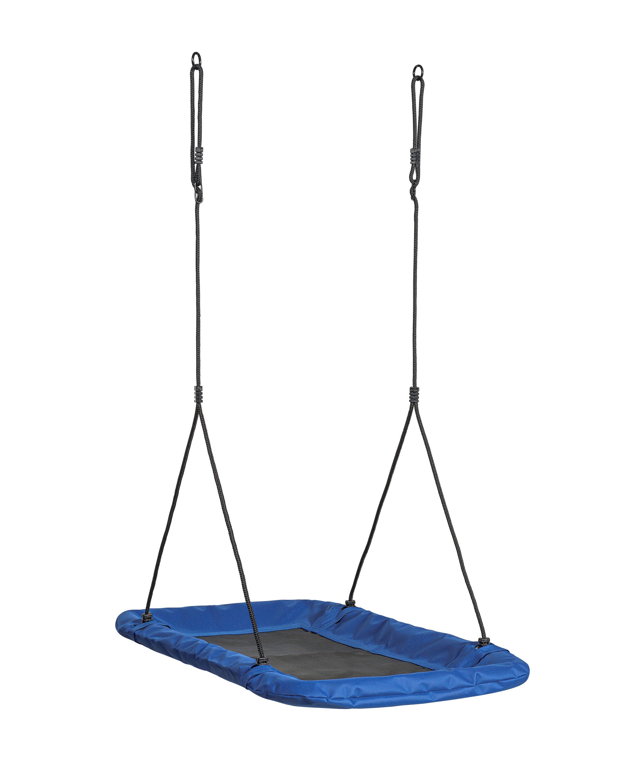 SwinKing Leveä Keinuistuin Suorakulmio, Musta / sininen