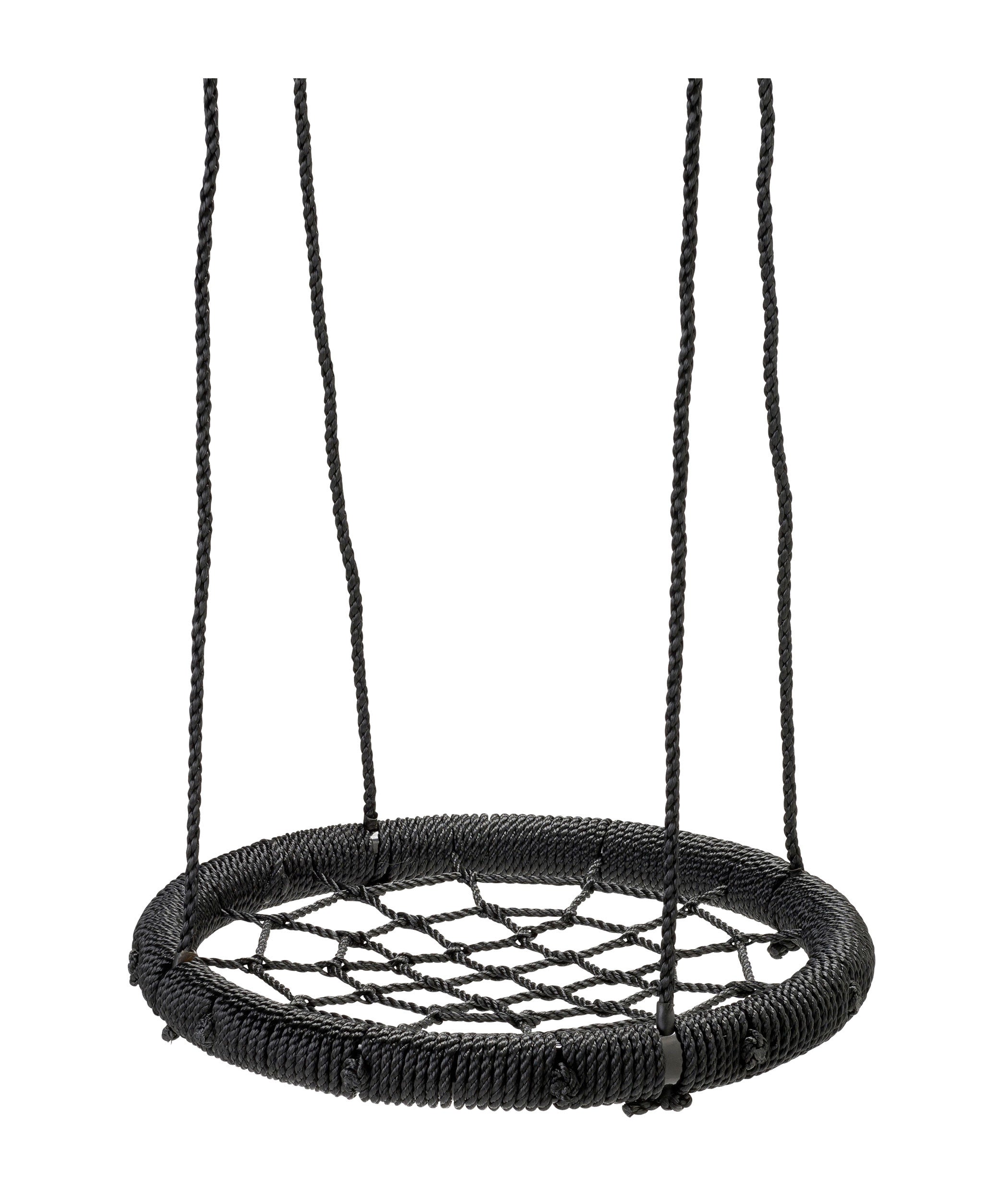 SwingKing Hämähäkki Keinuistuin, Musta, Ø 60cm