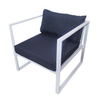 POHJOLA GARDEN 5-istuttava Ulkosohvaryhmä ISLA, Valkoinen/harmaa