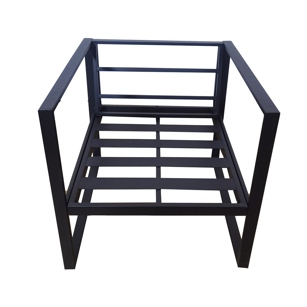 POHJOLA GARDEN 5-istuttava Ulkosohvaryhmä ISLA, Musta/harmaa