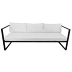 POHJOLA GARDEN 5-istuttava Ulkosohvaryhmä ISLA, Musta / Vaalea Beige