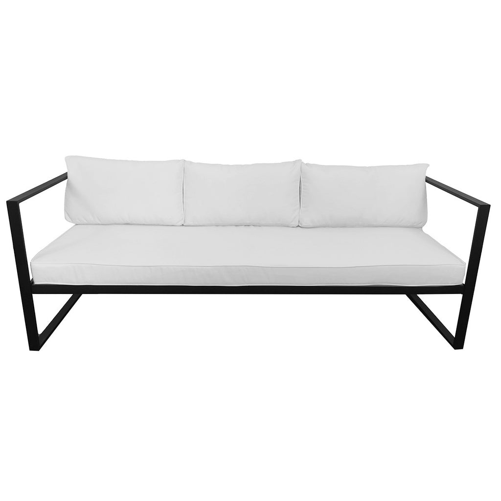 POHJOLA GARDEN 5-istuttava Terassisohvaryhmä ISLA, Musta / Vaalea Beige