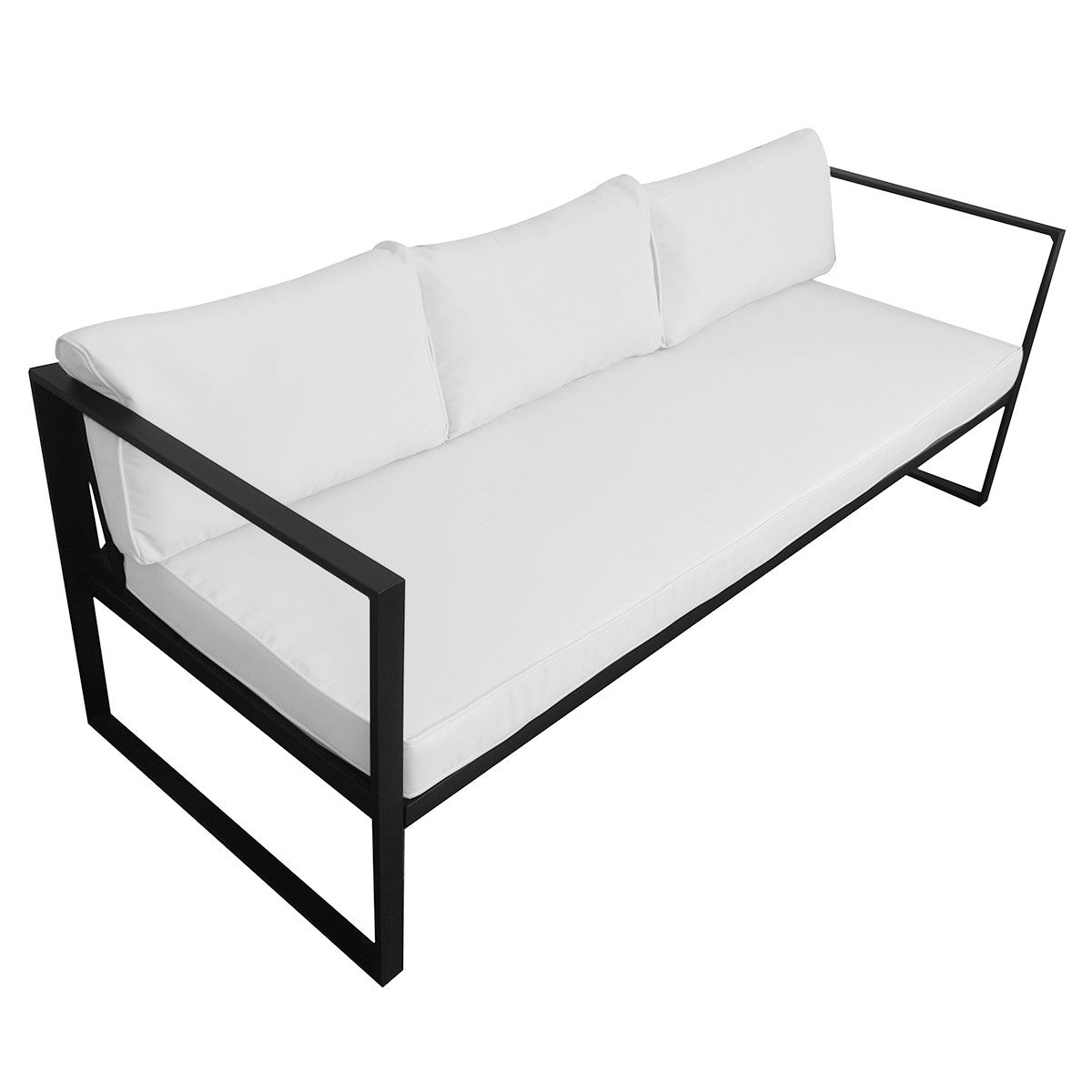 POHJOLA GARDEN 5-istuttava Terassisohvaryhmä ISLA, Musta / Vaalea Beige