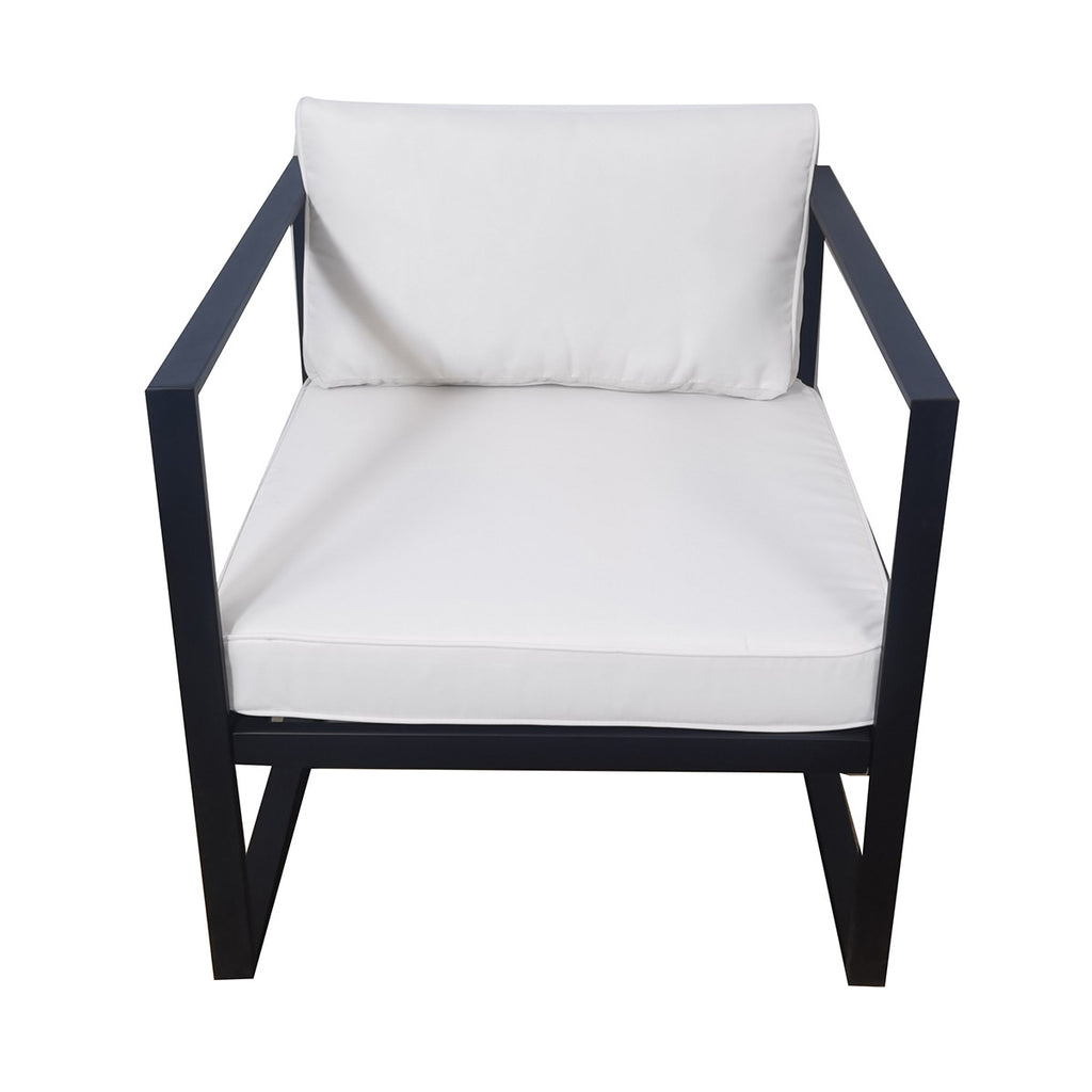 POHJOLA GARDEN 5-istuttava Terassisohvaryhmä ISLA, Musta / Vaalea Beige