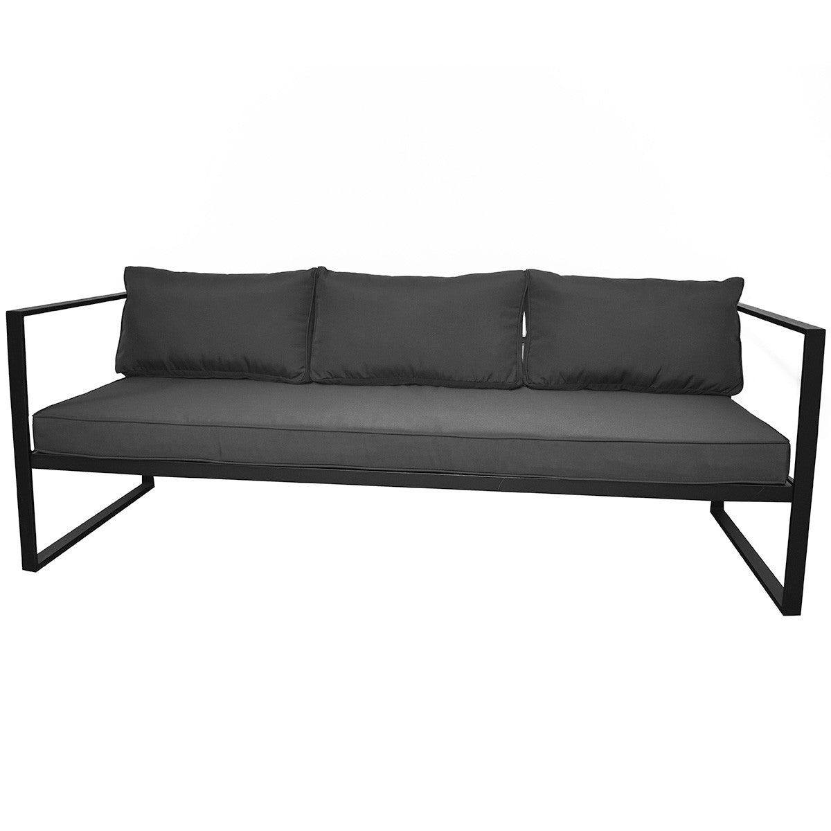 POHJOLA GARDEN 5-istuttava Terassisohvaryhmä ISLA, Musta/harmaa