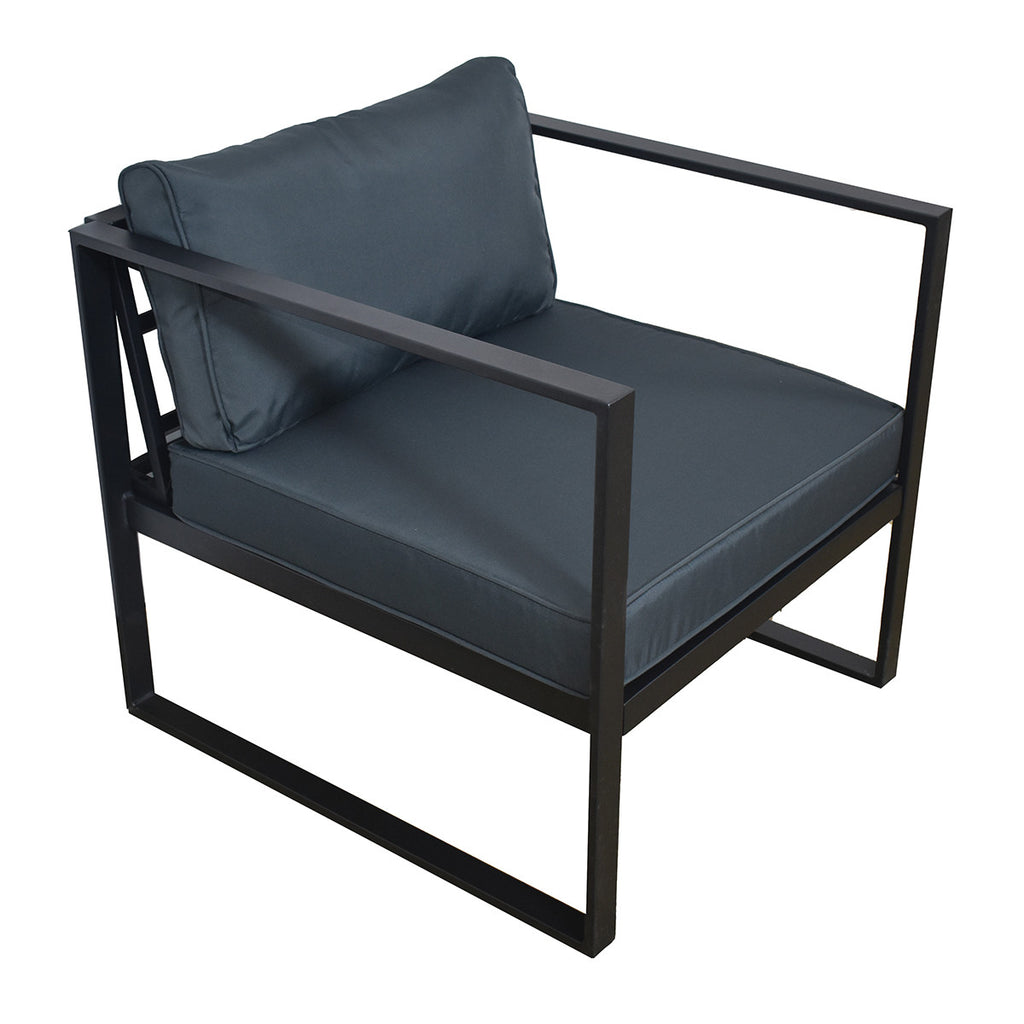 POHJOLA GARDEN 5-istuttava Terassisohvaryhmä ISLA, Musta/harmaa