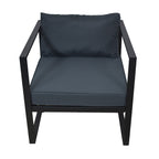 POHJOLA GARDEN 5-istuttava Terassisohvaryhmä ISLA, Musta/harmaa