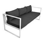 POHJOLA GARDEN 5-istuttava Terassisohvaryhmä ISLA, Valkoinen/harmaa