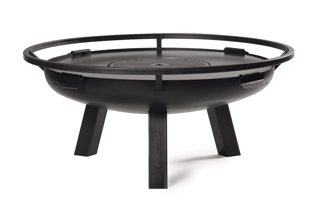 PORTO ulkotulisija musta teräs, 4 eri kokoa