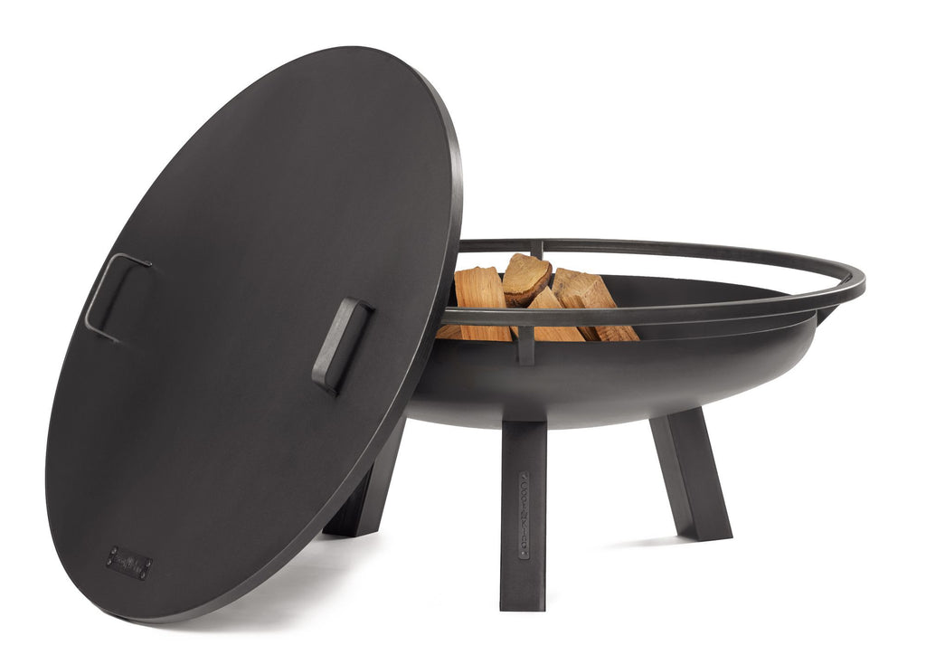 PORTO ulkotulisija musta teräs, 4 eri kokoa