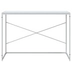 Tietokonepöytä valkoinen 110x60x70 cm lastulevy