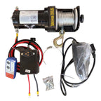 POHJOLA MOTORS 907 kg / 2000 lbs Sähkövinssi Kaukosäätimellä EXTRASTRONG 6m x 5mm Vaijeri