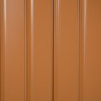 teräksinen työkaluvaja pohjalevyllä 20m³ työkaluvaja puutarhavaja polkupyörävaja ruskea 340 x 386 x 200 cm