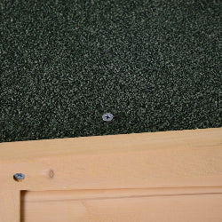 puutarhavaja on hyllyt työkaluvaja varastointivaja kuusen luonnonpuu 75 x 56 x115 cm