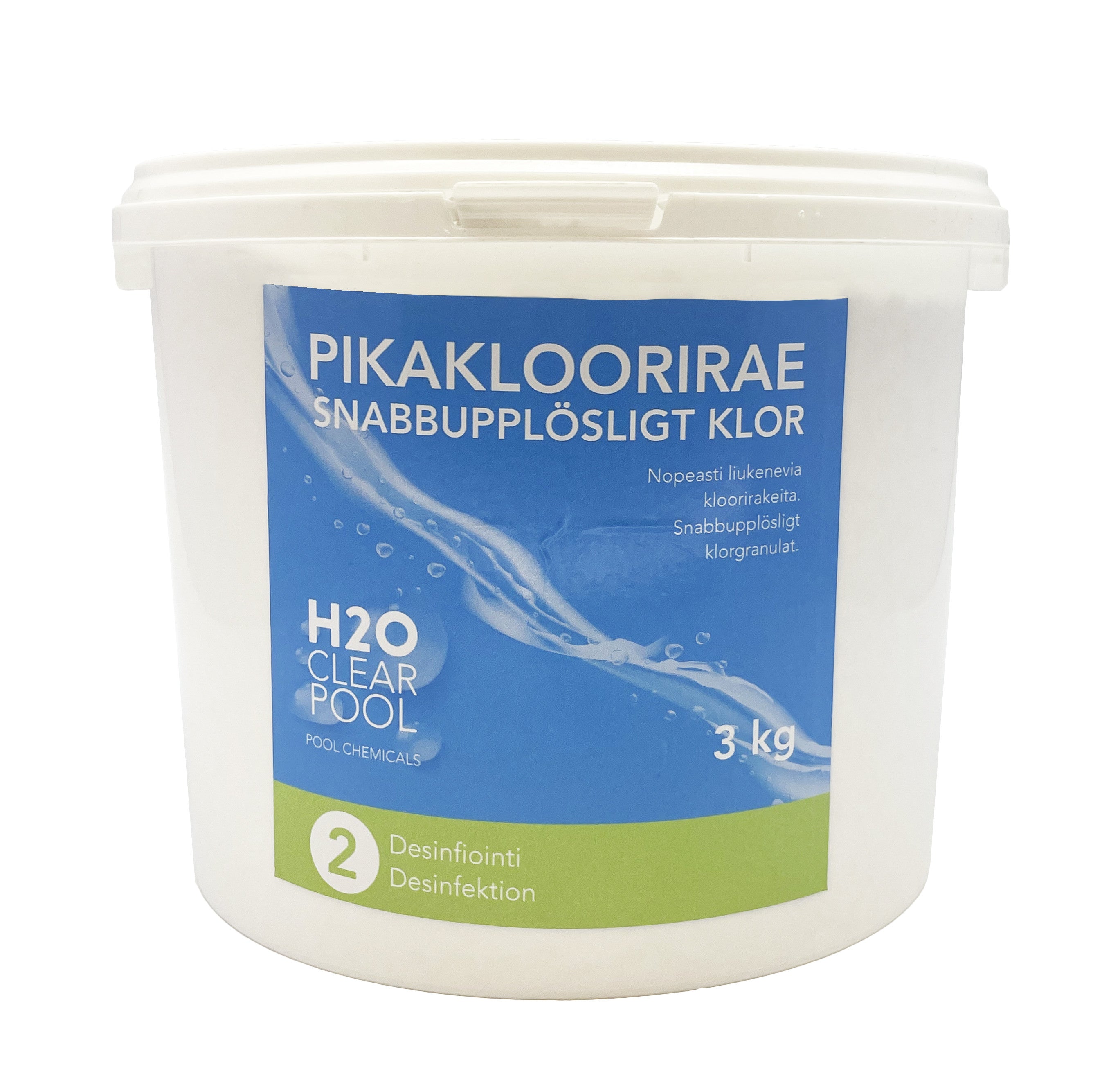 H2O PIKAKLOORIRAE 3 KG