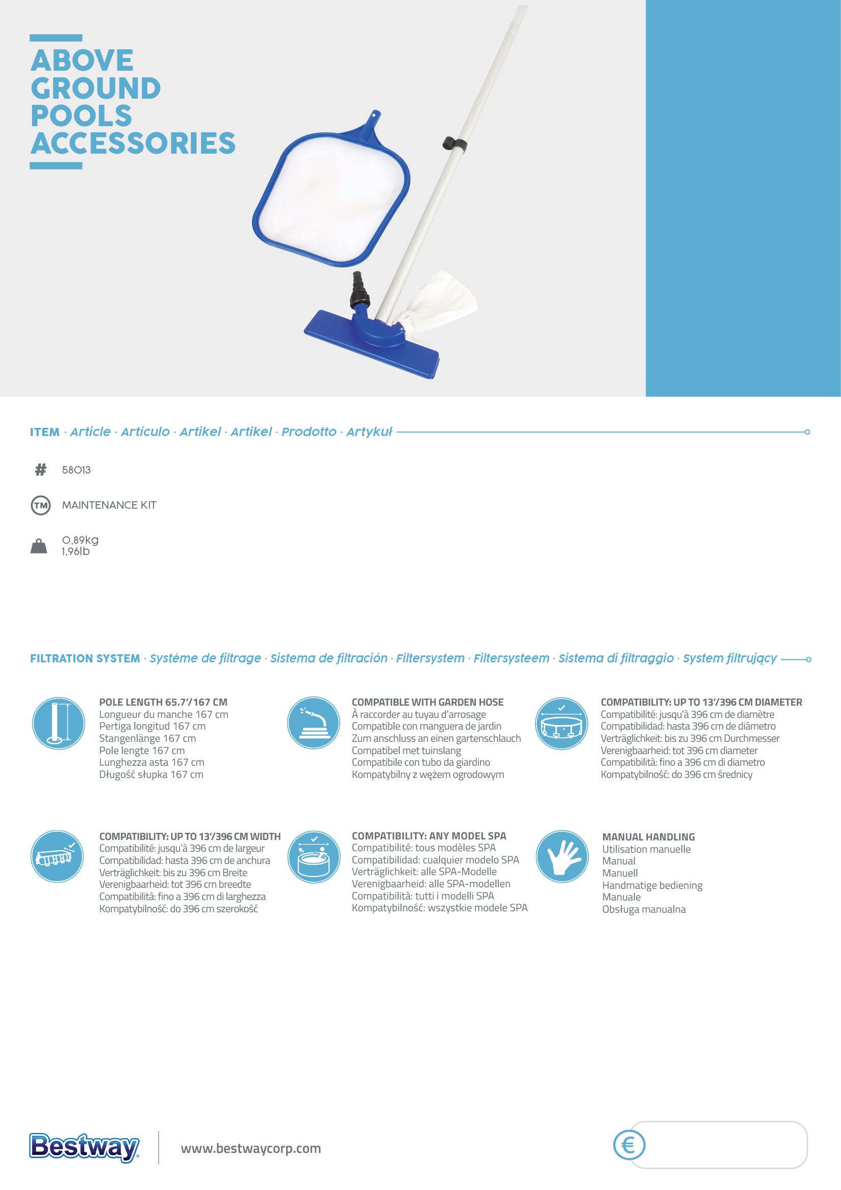 FLOWCLEAR ALTAAN HUOLTOSETTI 203 CM