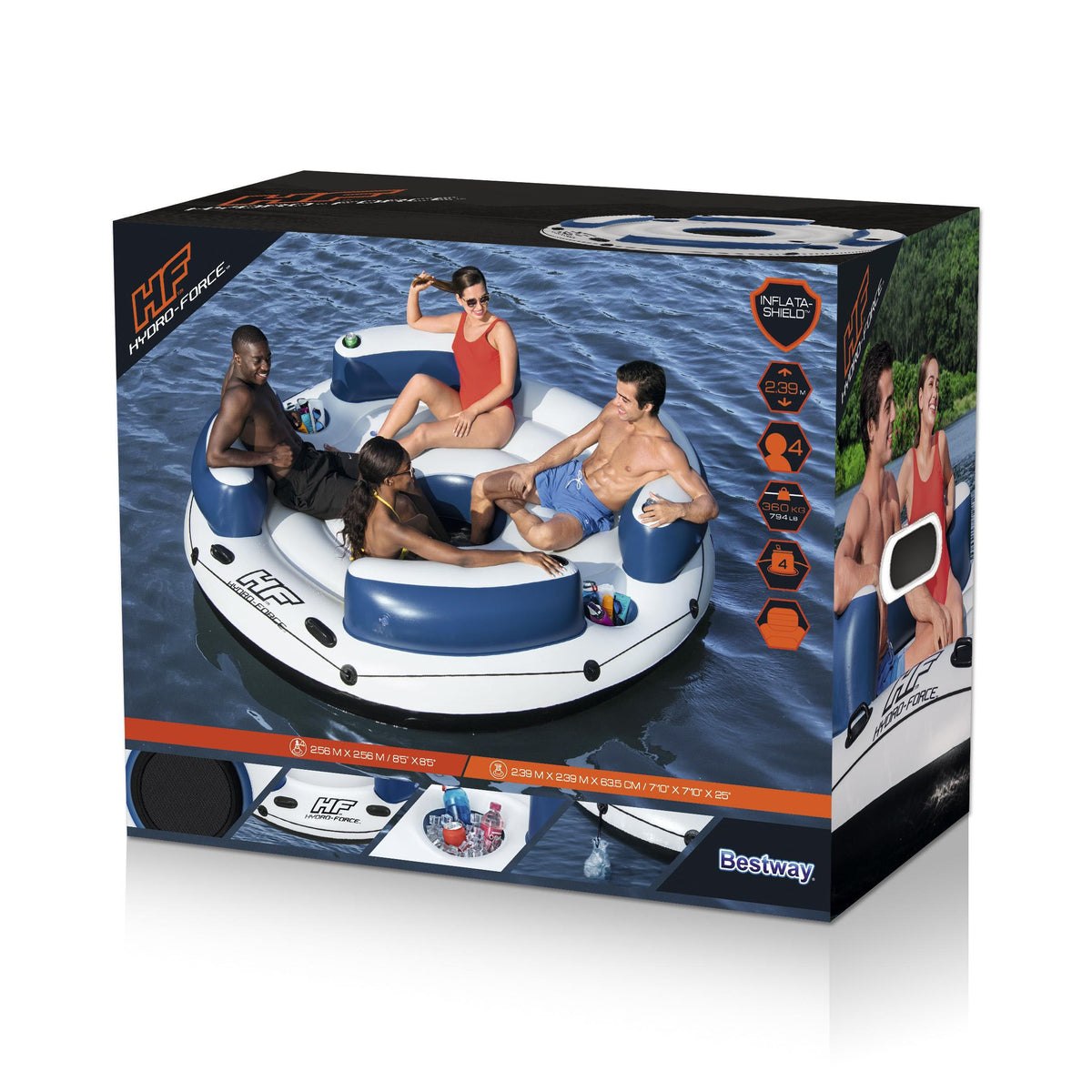 HYDRO-FORCE LAZY DAYZ ISLAND 256 X 256 CM