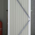 puutarhamökki Puutarhamökki ovella Ulkoteräs Vihreä 142 x 84 x 189 cm