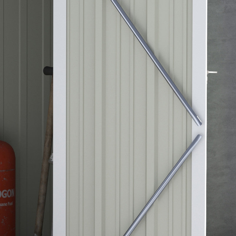 puutarhamökki Puutarhamökki ovella Ulkoteräs Vihreä 142 x 84 x 189 cm