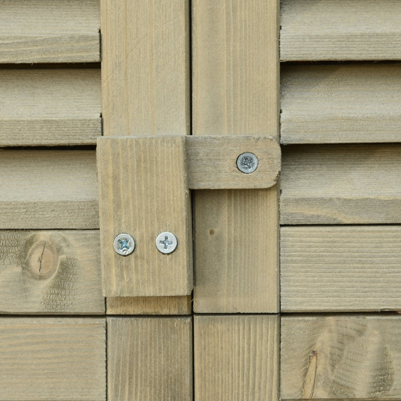 puutarhakaappi puinen asfalttikatto ritiläovi työkalukaappi puutarha 4 osastoa harmaa 87 x 46,5 x 160 cm