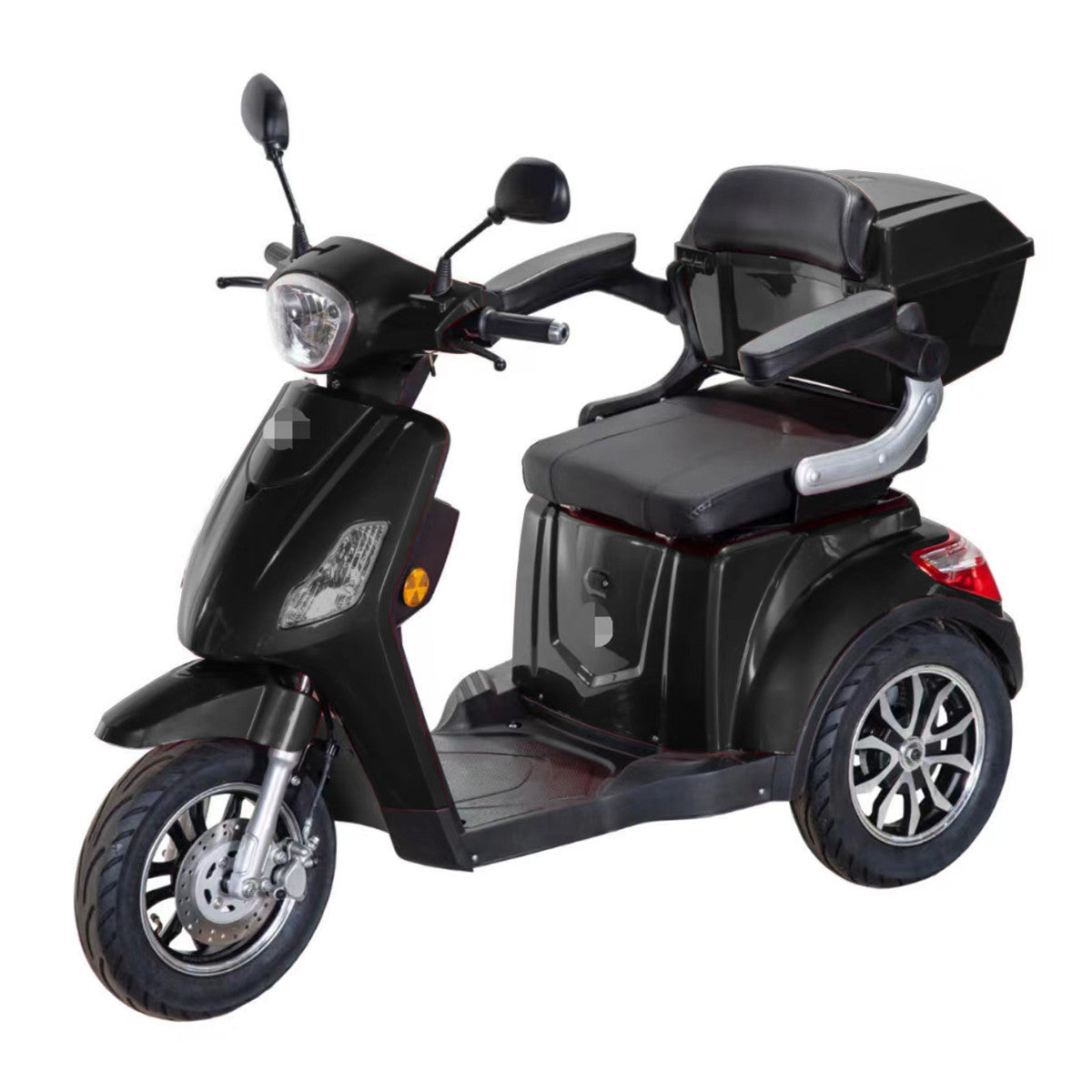 POHJOLA MOTORS Senioriskootteri Varashälyttimellä 1000W, 25km/h, 48V20AH, Musta