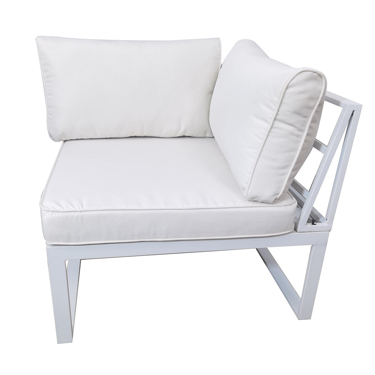 POHJOLA GARDEN 5-istuttava Ulkosohvaryhmä ISLA, Valkoinen / Vaalea Beige