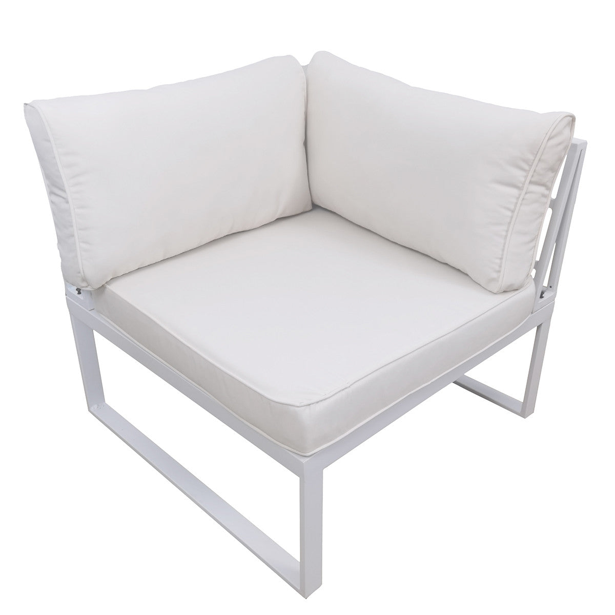 POHJOLA GARDEN 5-istuttava Ulkosohvaryhmä ISLA, Valkoinen / Vaalea Beige