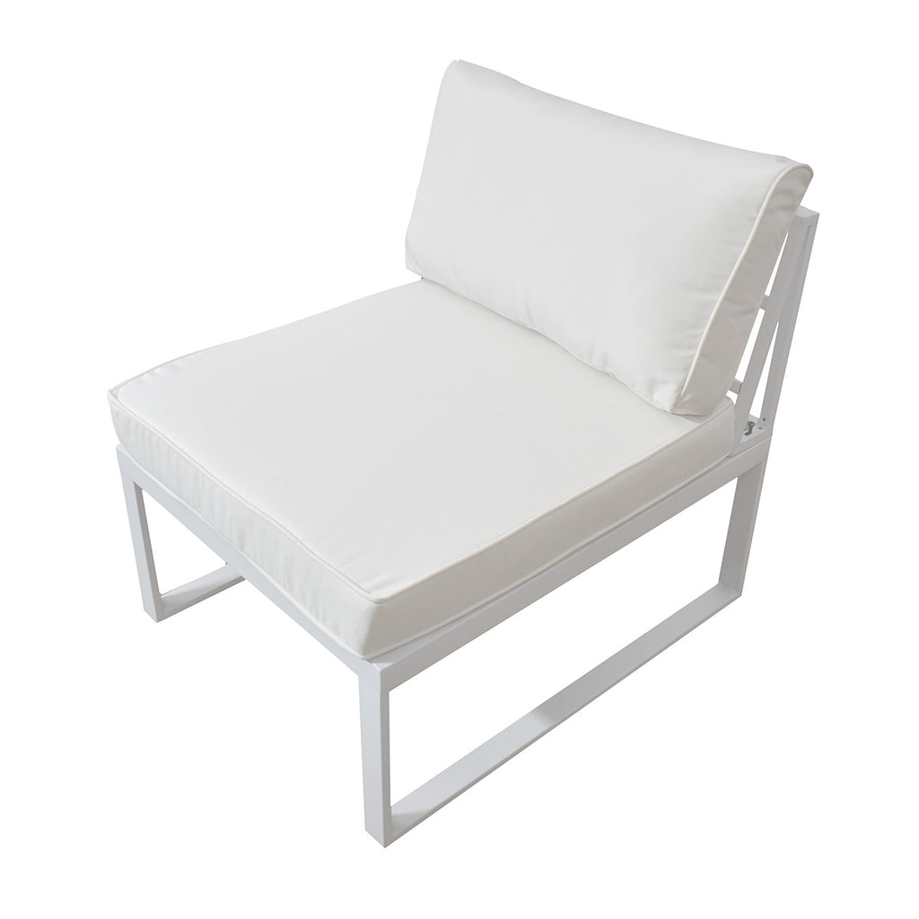 POHJOLA GARDEN 5-istuttava Ulkosohvaryhmä ISLA, Valkoinen / Vaalea Beige