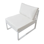 POHJOLA GARDEN 5-istuttava Ulkosohvaryhmä ISLA, Valkoinen / Vaalea Beige