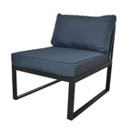 POHJOLA GARDEN 5-istuttava Ulkosohvaryhmä ISLA, Musta/harmaa