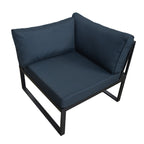 POHJOLA GARDEN 5-istuttava Ulkosohvaryhmä ISLA, Musta/harmaa