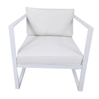 POHJOLA GARDEN 5-istuttava Terassisohvaryhmä ISLA, Valkoinen / Vaalea Beige