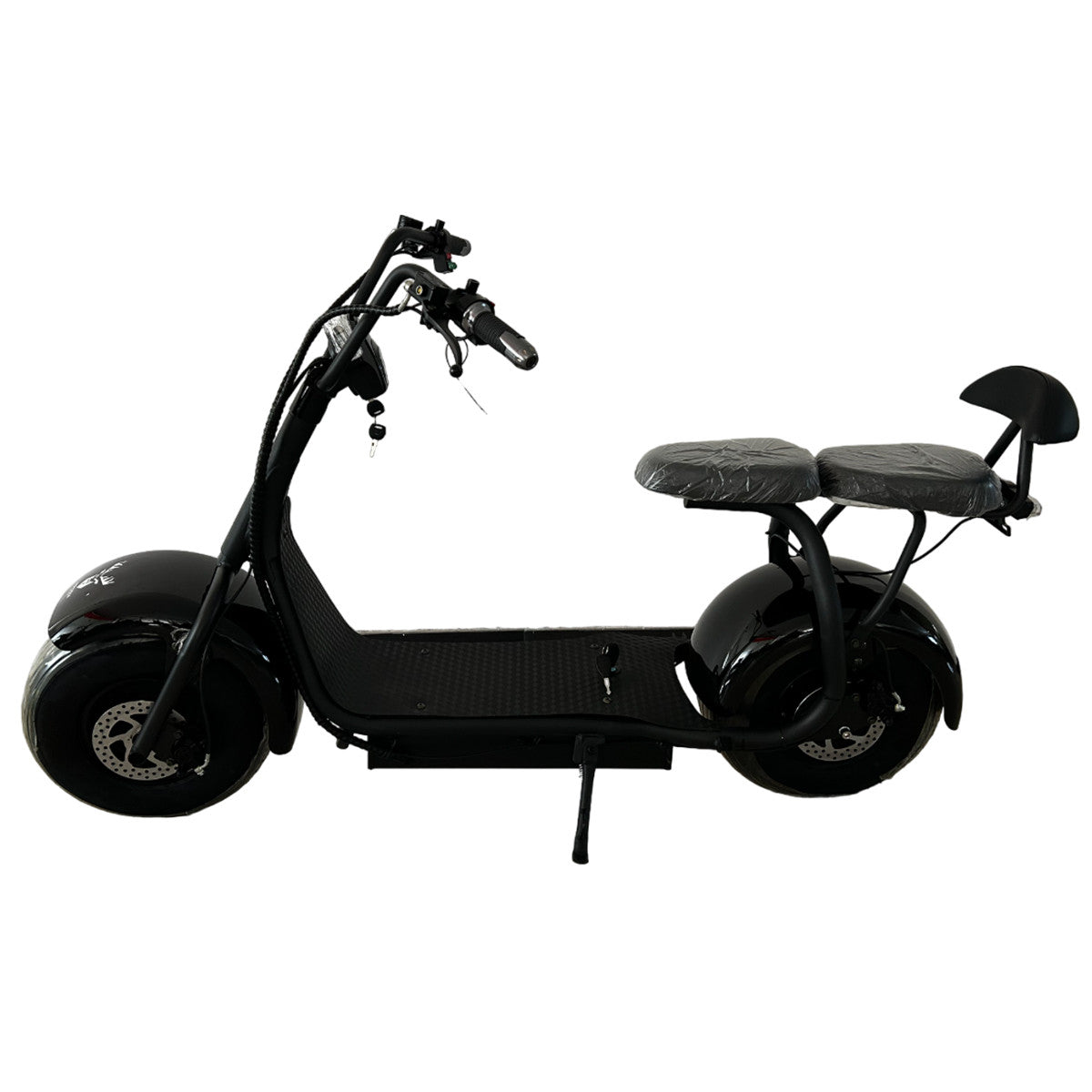 POHJOLA MOTORS Lisäistuin ja Jalkatapit Sähköskootteri 2.0 Premiumiin