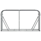 Polttopuuteline antrasiitti 180x45x100 cm galvanoitu teräs