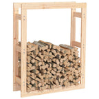 Vedställ 80x25x100 cm massiv furu