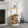 Klapiteline 33,5x30x110 cm massiv furu