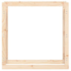 Vedställ 100x25x100 cm massiv furu