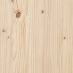 Vedställ 100x25x100 cm massiv furu