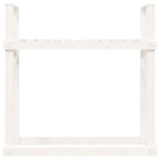 Polttopuuteline valkoinen 110x35x108,5 cm täysi mänty