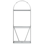 Polttopuuteline antrasiitti 80x45x190 cm galvanoitu teräs