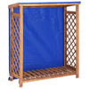 Vedbod 105x38x115 cm massivt akaciaträ
